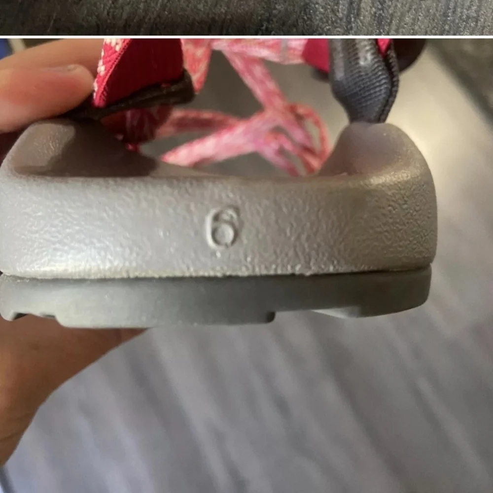 Chaco ZX/1 ECOTREAD Big Kid's Sandal 6 (Women's 7.5-8) Pink & Gray